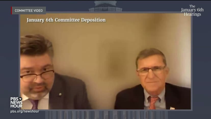 WATCH: Gen. Mike Flynn pleaded the Fifth when asked about Jan. 6 insurrection | Jan. 6 hearings