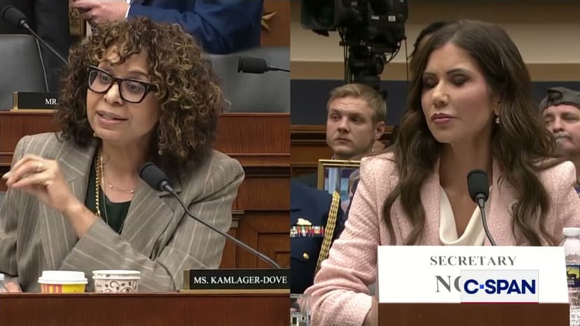 DHS Secretary Kristi Noem Asked If She's Had Sexual Relations with Corey Lewandowski