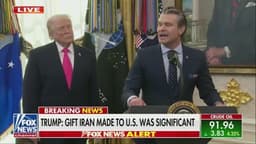 Hegseth: We negotiate with bombs. pic.twitter.com/yOOoleToaE