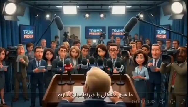 BREAKING: The Iranian Embassy in The Hague just posted this video. Watch until the end.This is a diplomatic mission of a sovereign nation publishing this on an official channel — during an active military conflict with the United States. pic.twitter.com/FGaAFqc9xn