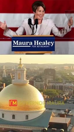 Maura Healey just announced she’s officially running for re-election. Here’s what one of her radio ads might sound like - if she was honest.

#mapoli #magov