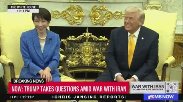 Reporter: Why didn't you tell allies about the war before attacking Iran?Trump: We wanted it to be a surprise. Who knows better about surprise than Japan? Why didn't you tell me about Pearl Harbor? pic.twitter.com/BJWiVoeH38